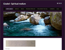 Tablet Screenshot of gisabelspiritualmedium.com